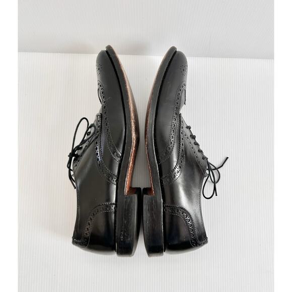 Allen Edmonds Ashland Wingtip Derby Brogue Mens Sz 9 B Black Leather Dress Shoes main image 7